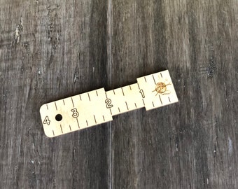 4-Inch Ruler with Wraps per Inch