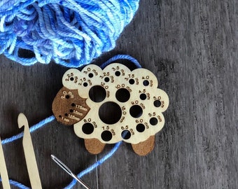 Sheep Knit Needle Gauge