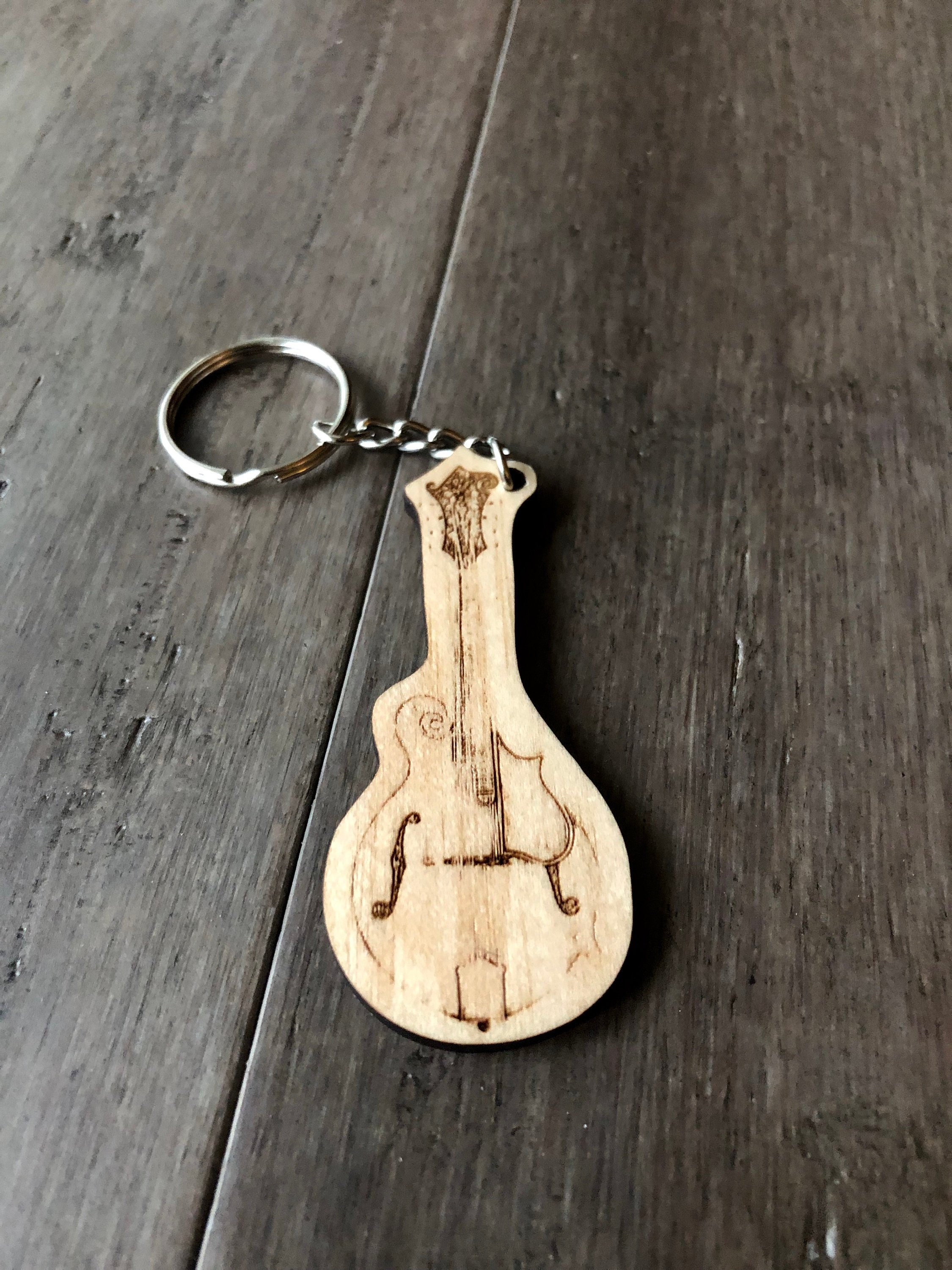 Mandolin Keychain Etsy