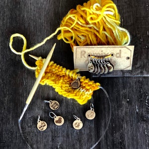 I LOVE Knitting Stitch Marker Set