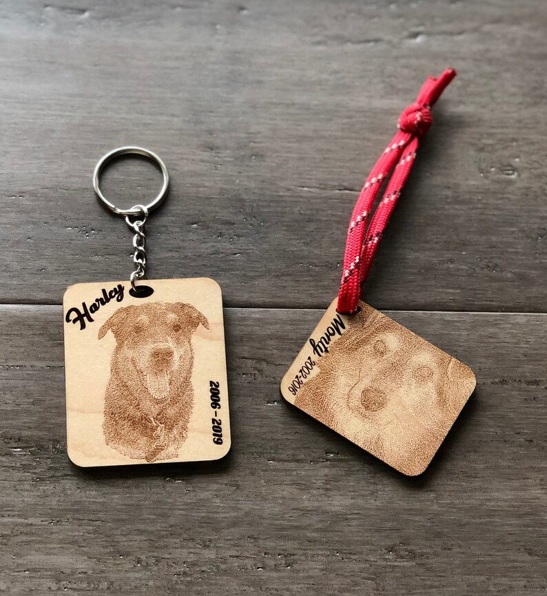 pet engraved keychain