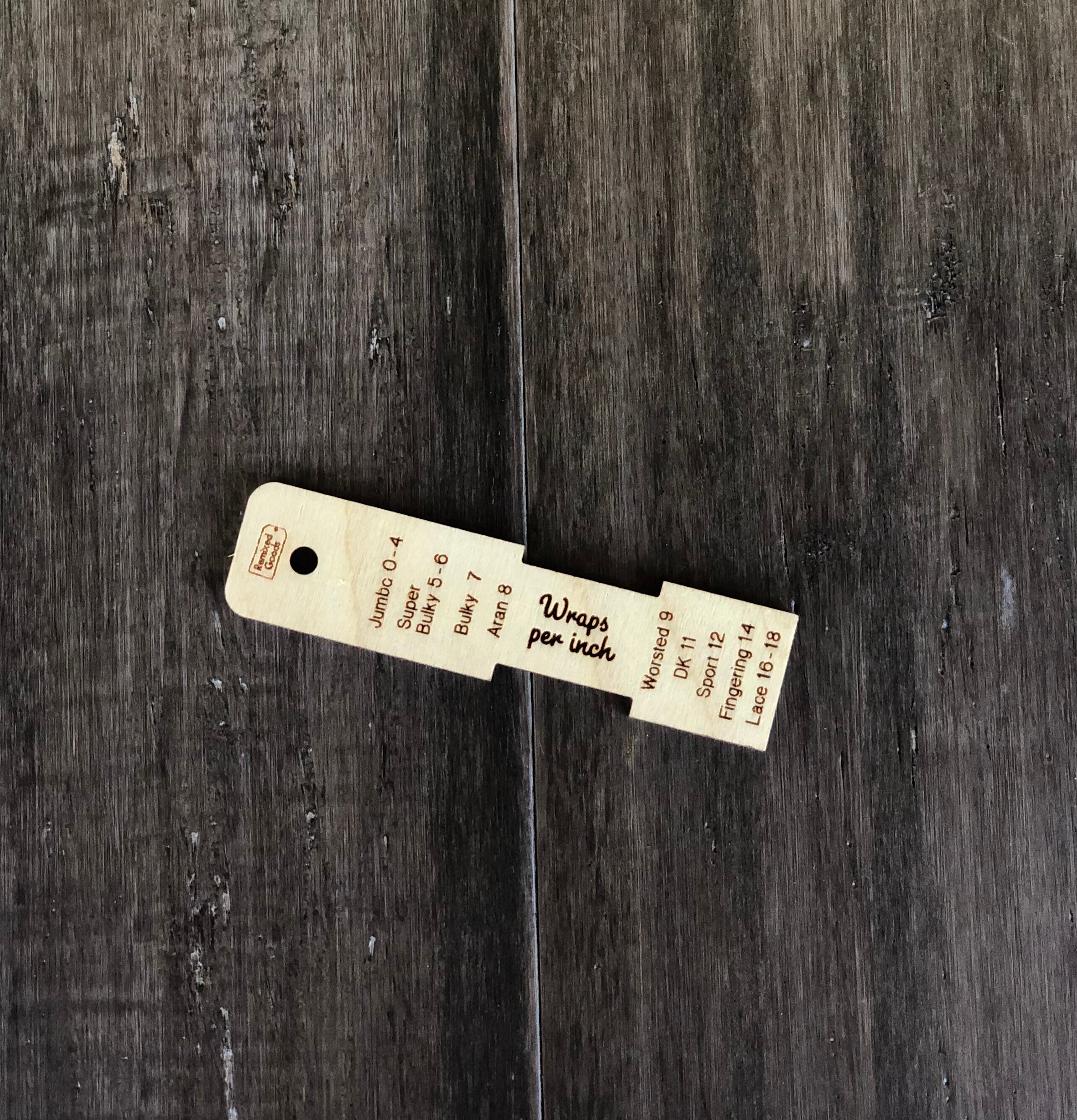 4 Inch Ruler Strip 4-inch Ruler With Wraps per Inch - Etsy