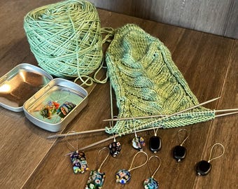 Glass Bead Stitch/Progress Markers