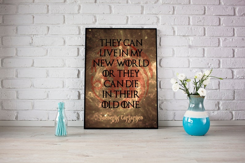 Game of Thrones Motivation Quotes PRINTABLE Wall Art Living - Etsy