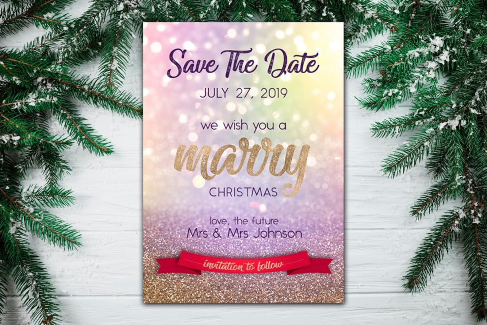 Holiday Save The Date Templates Free