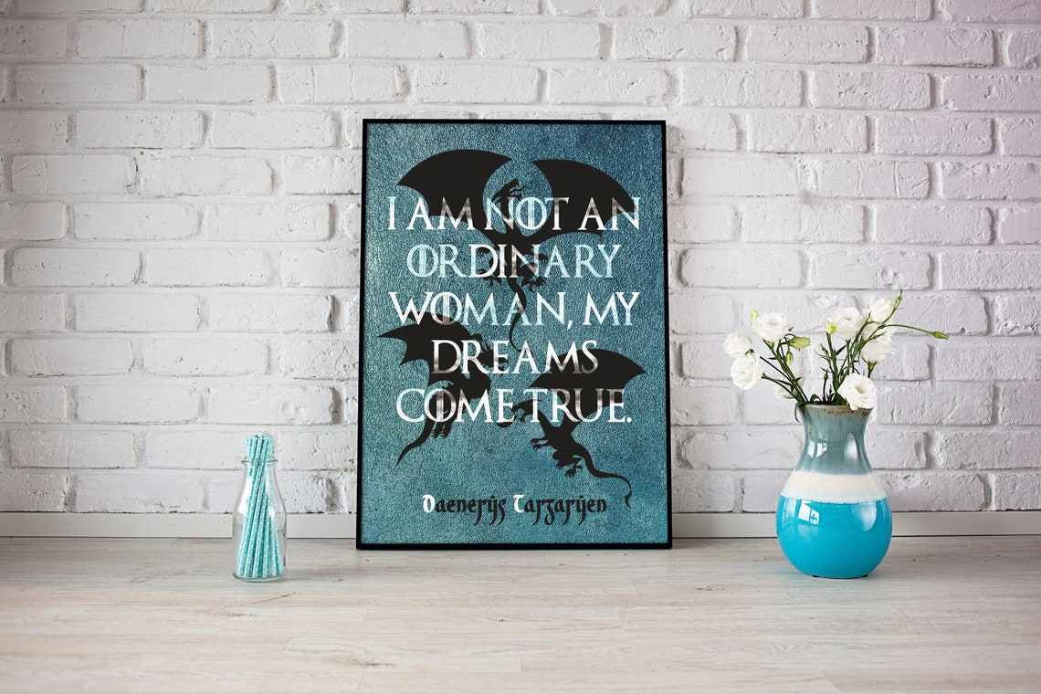 Game of Thrones Motivation Quotes PRINTABLE Wall Art Living - Etsy