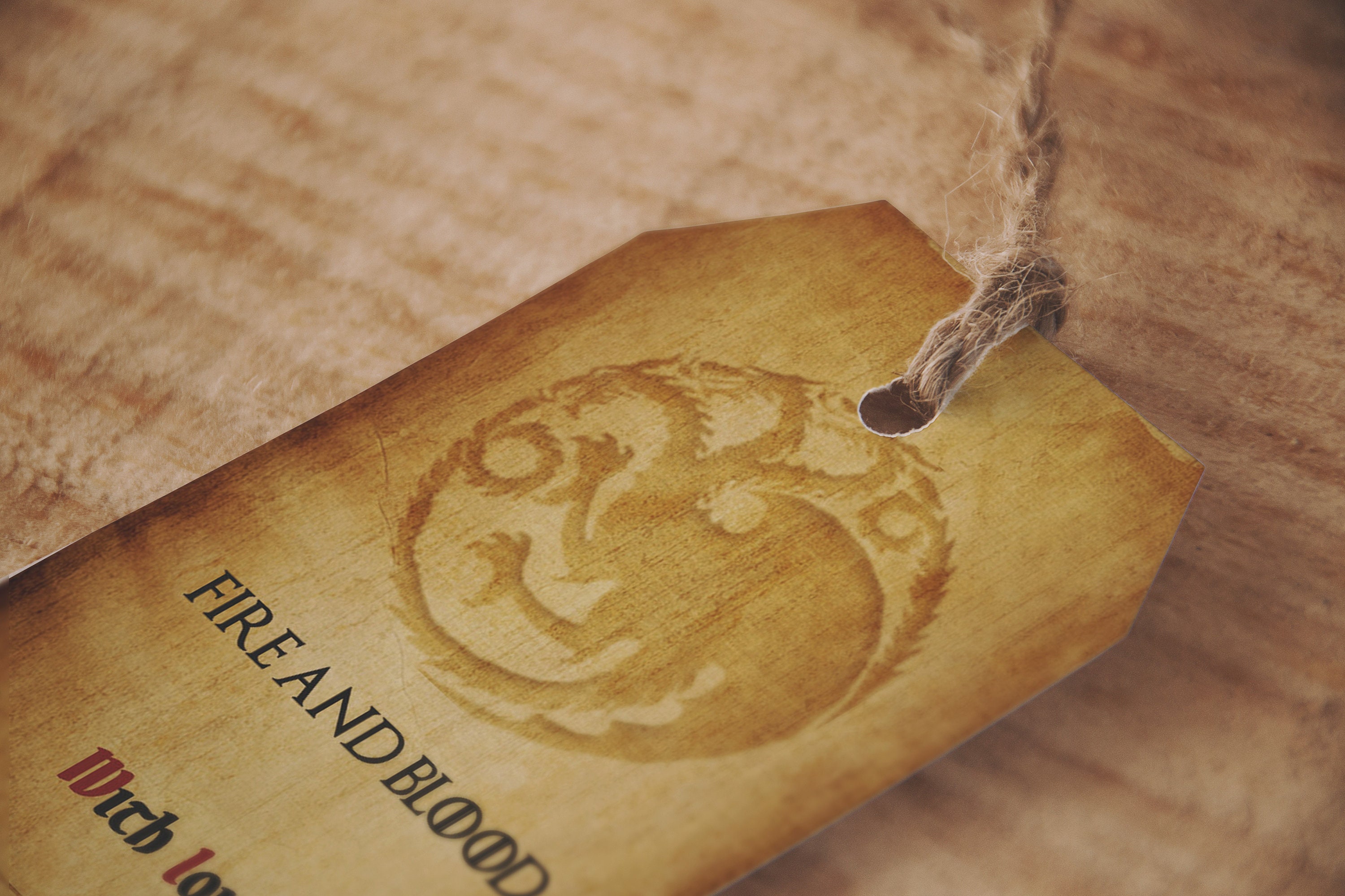 Game of Thrones Instant Download Favor and Gift Tag, Printable PDF Set