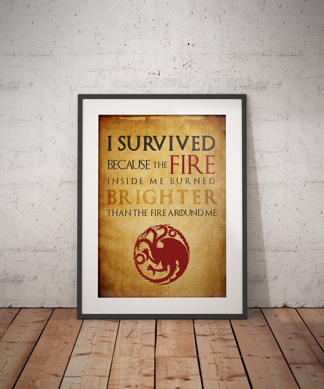 Game of Thrones Motivation Quotes, PRINTABLE Wall Art, Living Room ...