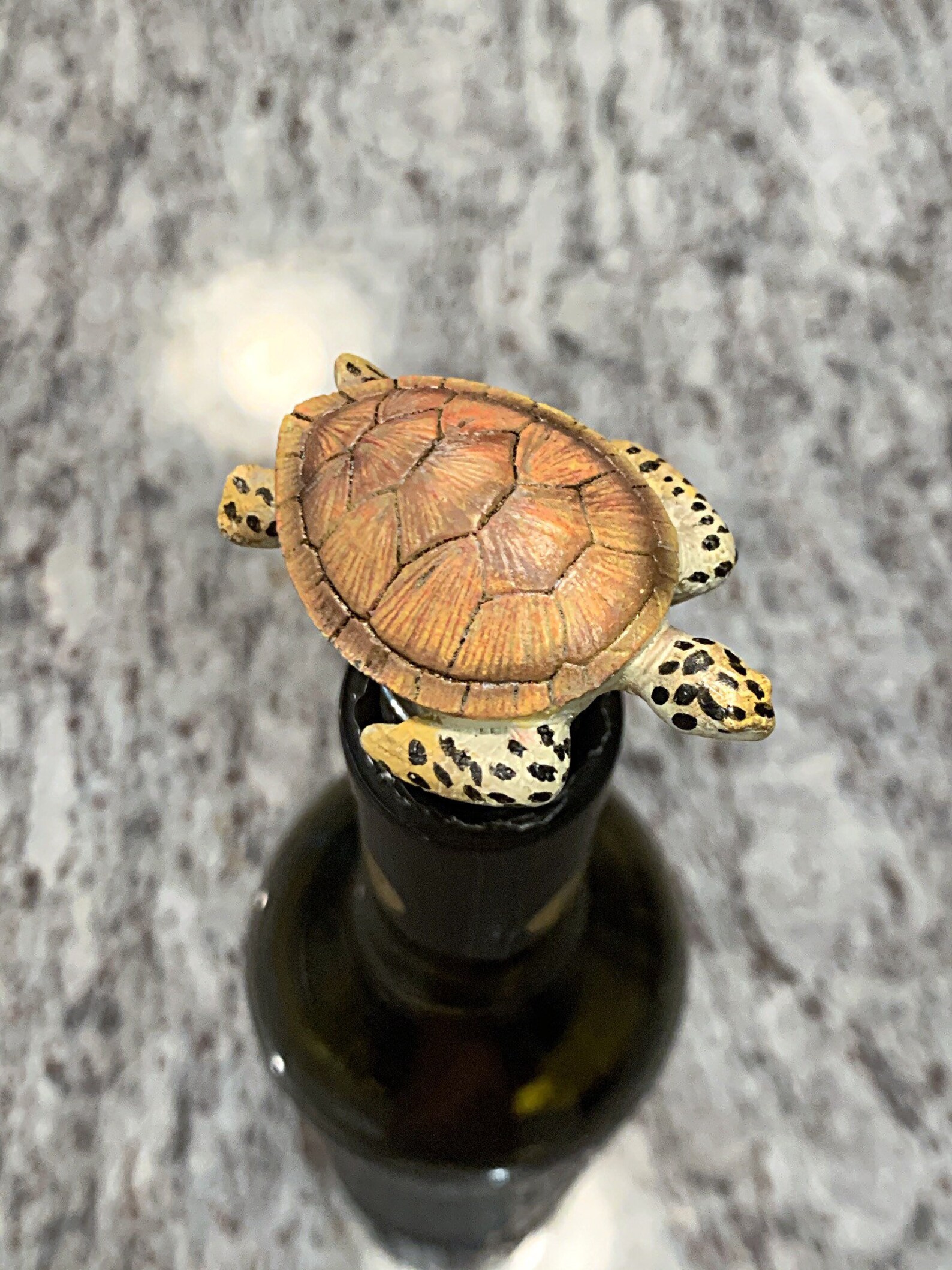 Turtle wine stopper / sea turtle bottle stopper /decorative Etsy