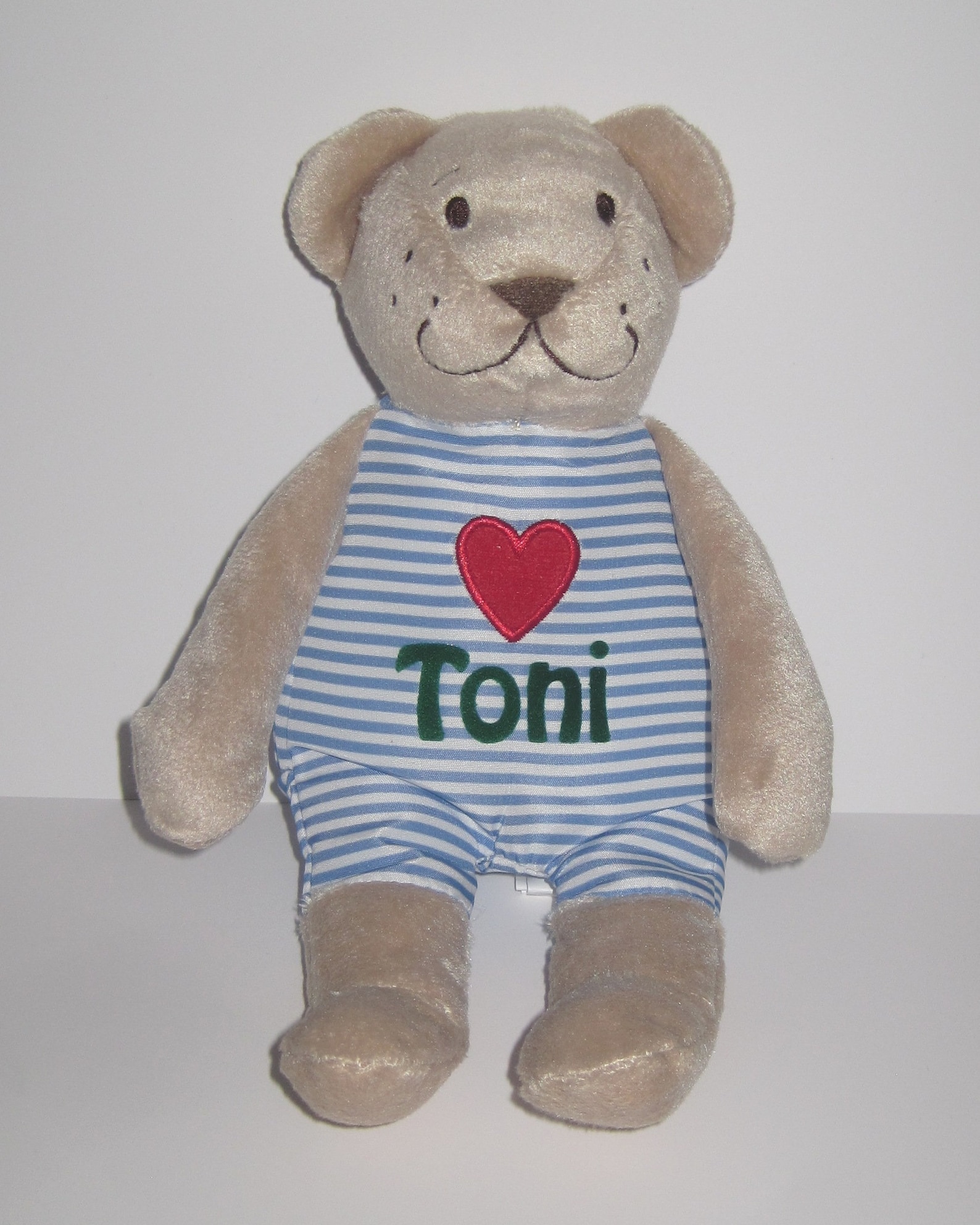 Süßer Teddybär mit Wunschnamen Kuscheltier mit Name zur Etsy.de