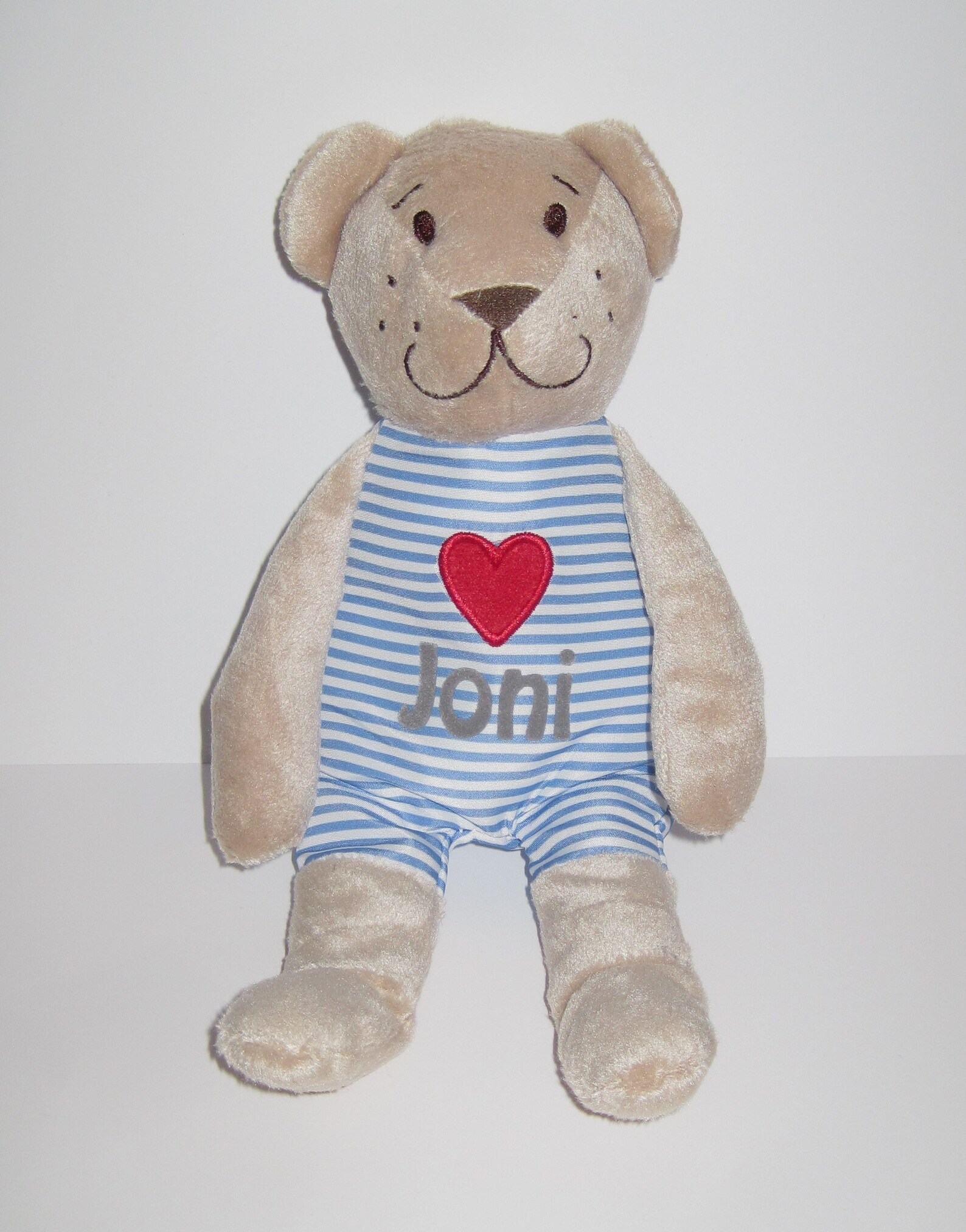 Süßer Teddybär mit Wunschnamen Kuscheltier mit Name zur Etsy.de