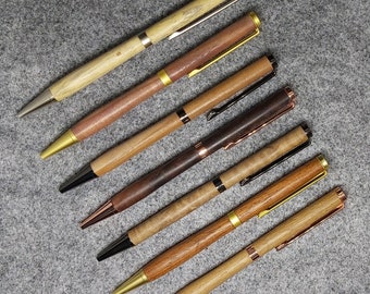 Edler Kugelschreiber /Drehkugelschreiber - Echtholz - Verschiedene Varianten