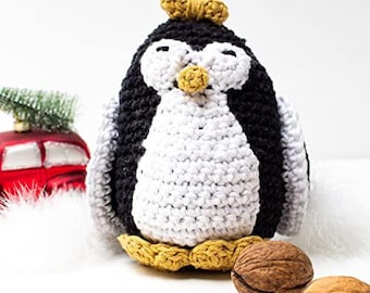 Hoooked Penguin Coco Yarn Kit W/Eco Barbante Yarn-