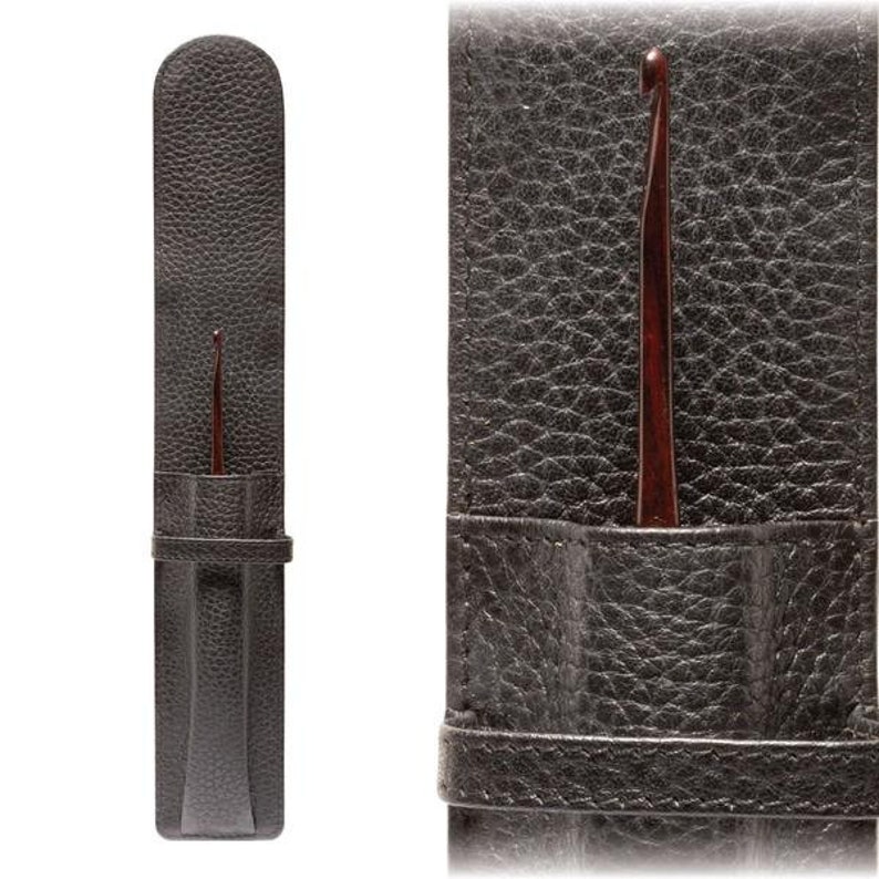 Furls Leather Single Crochet Hook Holder Etsy