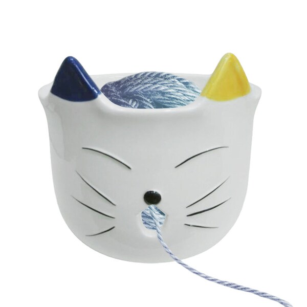 Cat Yarn Bowl Etsy