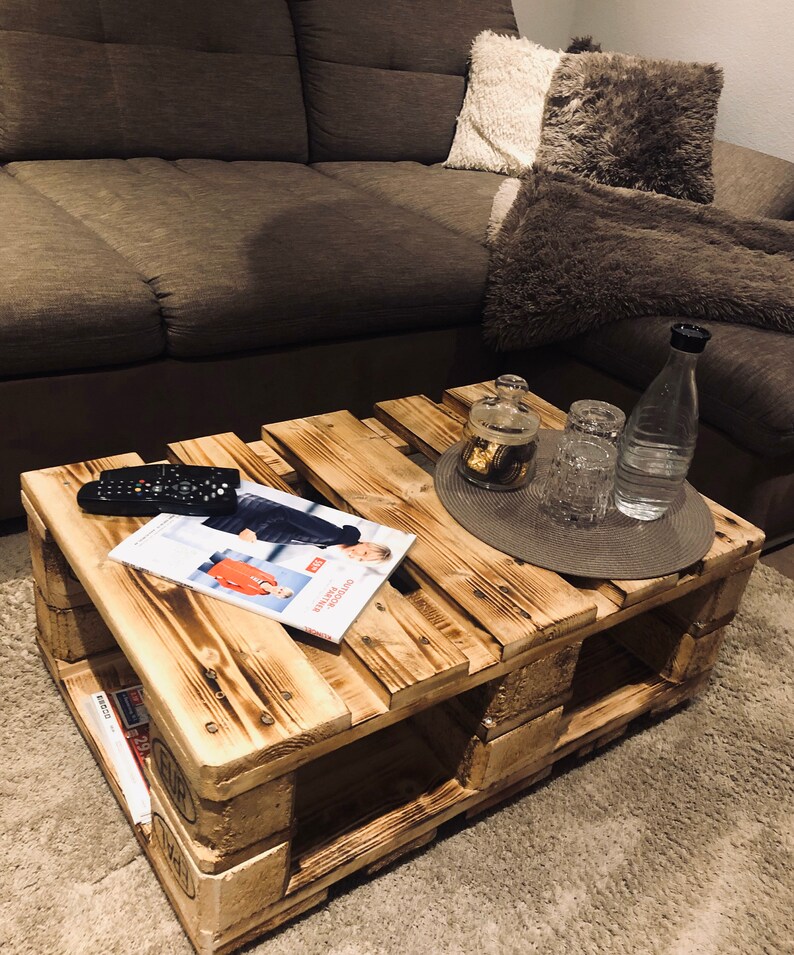 Couchtisch aus Paletten Wohnzimmertisch Palettenmöbel Etsy