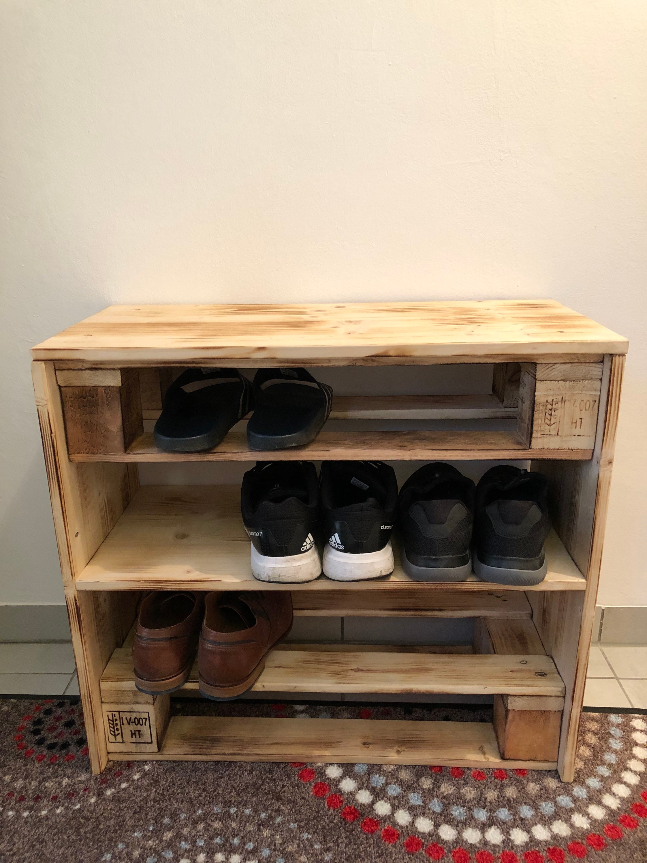 Shoe Shoe rack made of pallets Etsy