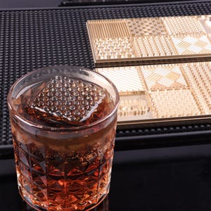 Whiskey Ice Mold, Custom College Logo Whiskey Ice Cubes, Ice Cube Stamp, Gift For College Graduate Fan, Personalized College Gift