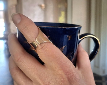 Adjustable Finger Support Ring – Silver Comfort Band for Daily Wear, Hand Stability Jewelry, Minimalist Design