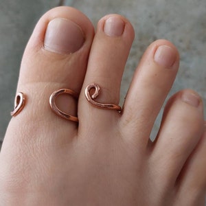 Arthritis toe splint EDS two rings splint adjustable copper