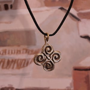 Latvian traditional pendant Drop pendant Sun Fire Cross pendant men Celtic cross Pagan pendant Viking cross Ethnic pendant Magic amulet