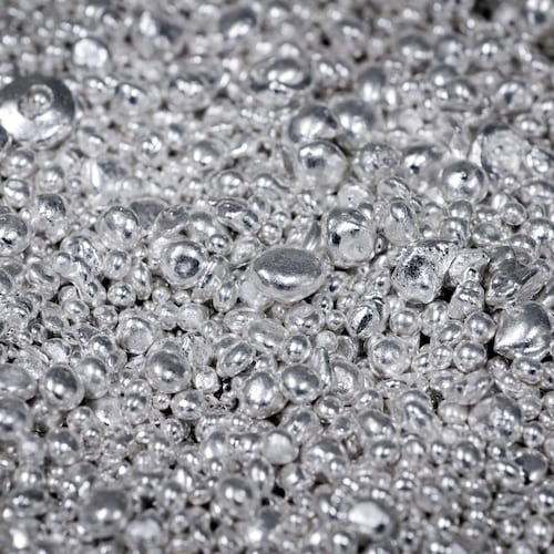 Granulés d'argent fin 999 | Argent brut coulé pour la fabrication de bijoux | Grain d'argent haute pureté