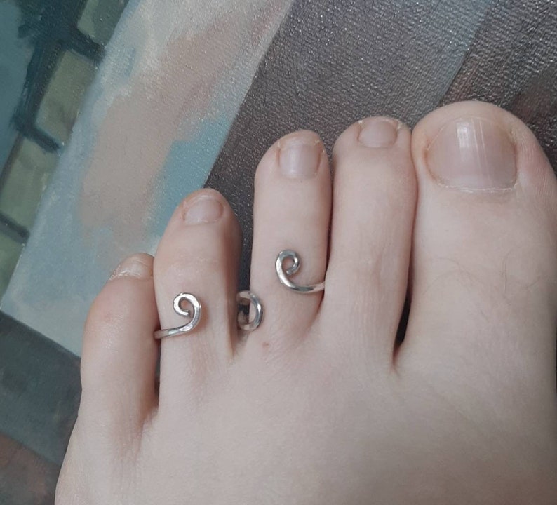 Arthritis Toe Splint EDS Two Rings Splint Adjustable Sterling Etsy