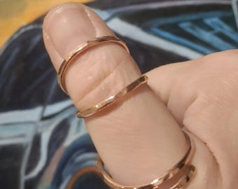 Copper Thumb Splint Ring, Adjustable Joint Support
