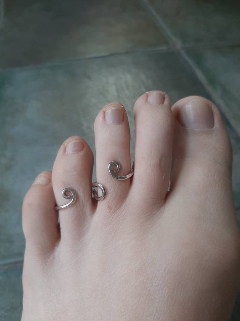 Arthritis Toe Splint EDS Two Rings Splint Adjustable Sterling Etsy