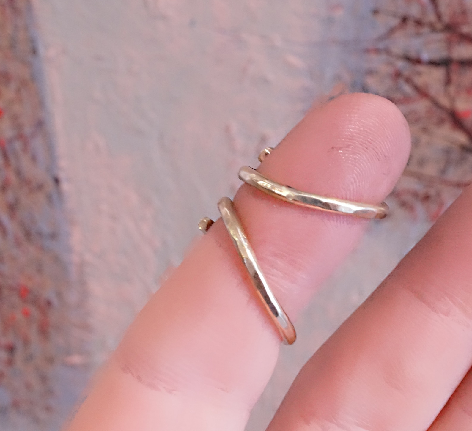 Arthritis Finger Splint for Bending Sideways Handmade Hammered Etsy