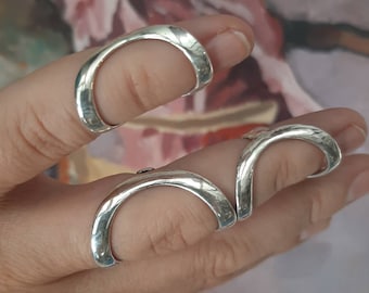 Adjustable Sterling Silver Splint Ring for Different Needs