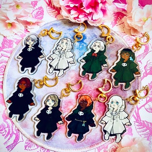 Acrylic Charms FFXIV 6.0 Endwalker [Level 87 + Pandaemonium Raids ] Hanging Keychains / 6 Designs