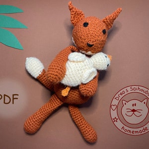 Amigurumi doll crochet pattern fox pdf