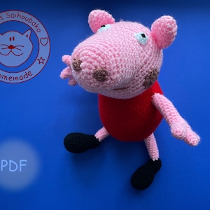 Amigurumi doll crochet pattern Little Pig pdf
