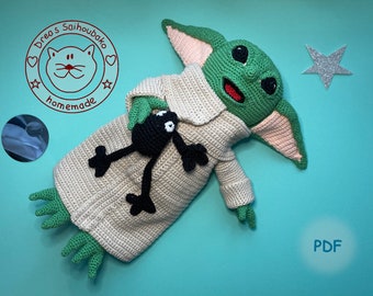 Amigurumi doll crochet pattern Wise Alien pdf