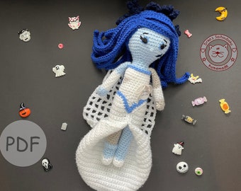Amigurumi doll crochet pattern Emily pdf