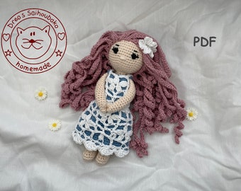 Amigurumi doll crochet pattern Zodiac Sign Virgo pdf