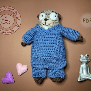 Amigurumi doll crochet pattern Wuji Marmot pdf