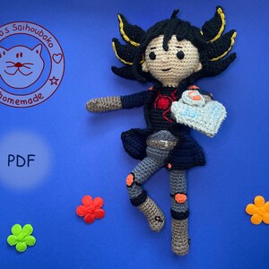 Amigurumi doll crochet pattern Yusei pdf