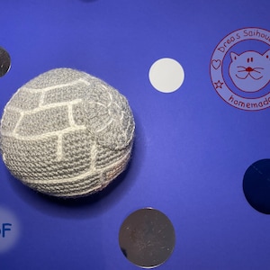 Amigurumi doll crochet pattern Death Star pdf