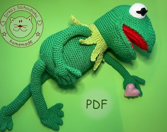 Amigurumi doll crochet pattern frog pdf