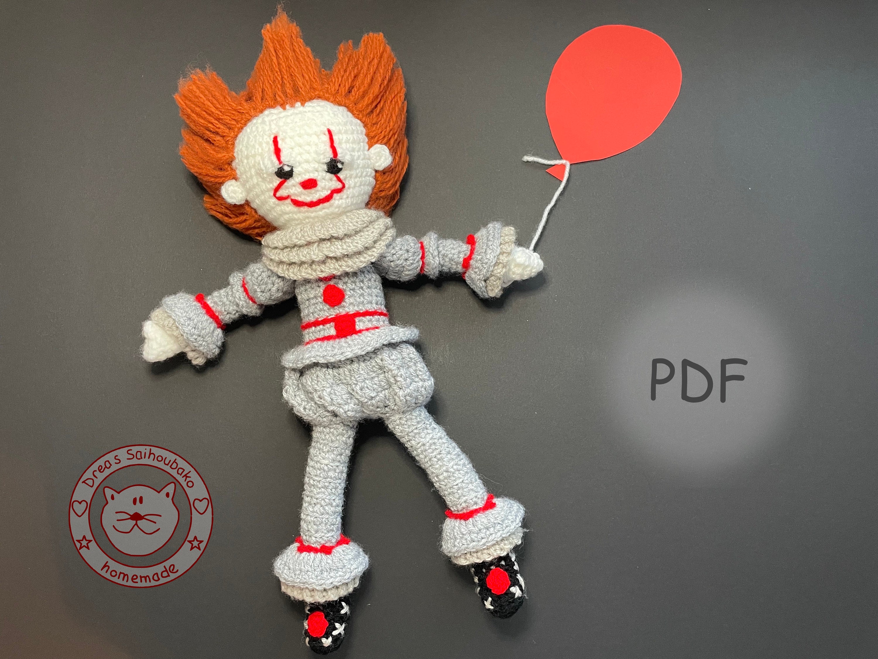 40 Amigurumi Crochet Patterns Worth Considering for Your Next Handmade Project 17 Creepy Clown Amigurumi Doll Pattern