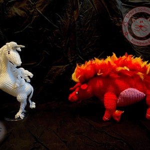 Amigurumi doll crochet pattern Unicorn, Bull pdf