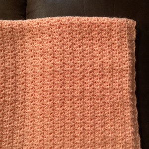 Crochet Baby Afghan Solid color