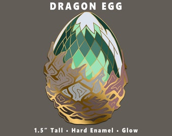 Dragon Egg Enamel Pin (Glow)