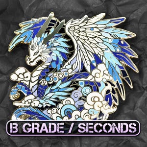 ボールペン画『涙ドラゴン』 Myuna's XXL Shiny Rayquaza Pin – Big Fanart Sky Dragon