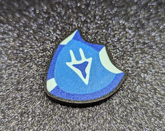 Dragoon Job Stone Magnet - Final Fantasy 14 XIV DRG, Collectible Fridge Magnet, Video Game Charm, 3D Printed