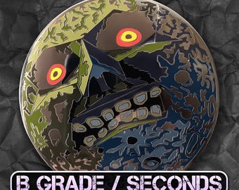 B Grade / Seconds The Moon Enamel Pin - Zelda Majora's Mask Villain | Termina Doomsday Collectible | Nintendo 64 Lapel Badge
