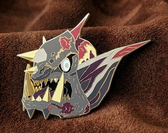 Gyorg's Remains Enamel Pin - Legend of Zelda Majora's Mask Collectible Pin, Gold Metal, Video Game Lapel Pin, Retro Gamer Gift