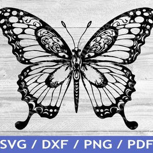 Butterfly SVG Cut Out / Butterfly Cricut Design / Insect T Shirt Design / Laser File / Sublimation Print / SVG Stencil / Tattoo